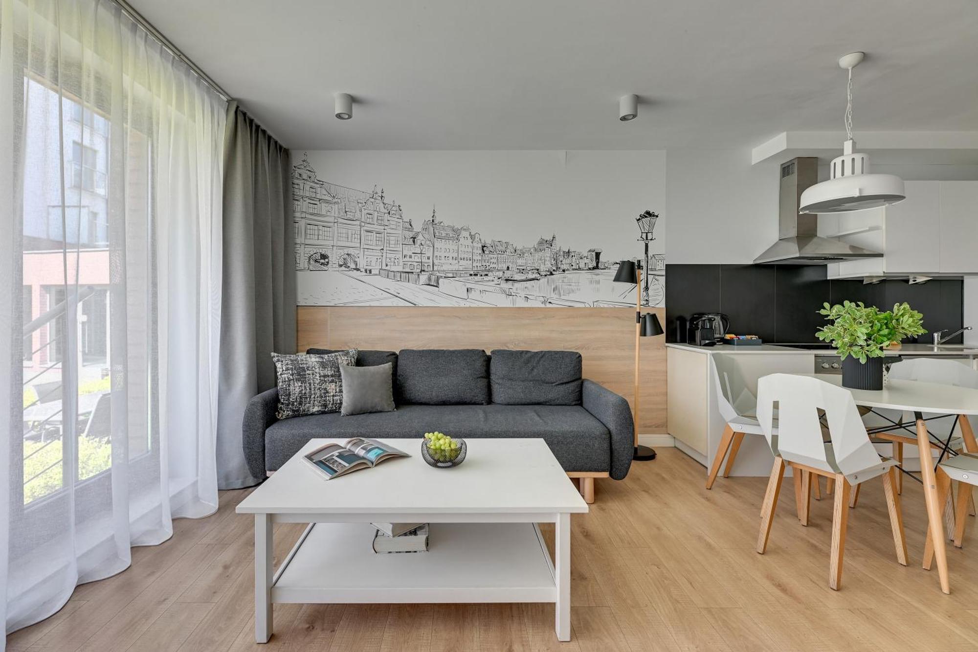 Waterlane Riverside - Spa, Pool, Gym & Parking By Downtown Apartments Danzica Camera foto